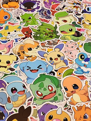 #ad x10 Cute Pokemon Assorted Stickers Lot $10.00
