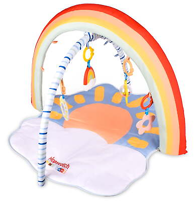 #ad Rainbow Activity Gym Tummy Time Play Mat Musical Hanging ToysInfant 0Months $25.02