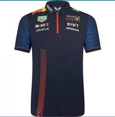 #ad Red Bull Racing F1 Navy Team Polo Shirt 2023 $65.00
