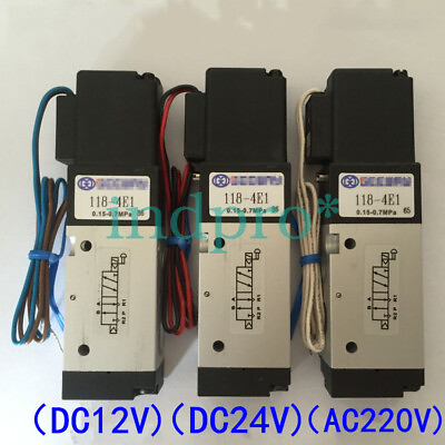 #ad 1PC Applicable for Chiwei GEEWAY Solenoid Valve 118 4E1 DC12V DC24V AC220V C $68.00