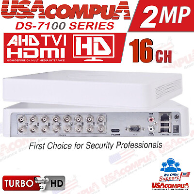 #ad Hikvision 16 CH DVR DS 7116HGHI F1 AHD HD TVI H.264 Turbo HD ORIGINAL $129.99