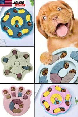 #ad Pet Dog Feeders Interactive Puzzle Toys Slow Breed Food Feeder Puppy IQ Training $14.99