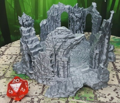 #ad Altar Building Ruins Scatter Terrain Scenery 28mm Dungeons amp; Dragons 3D Printed $19.99