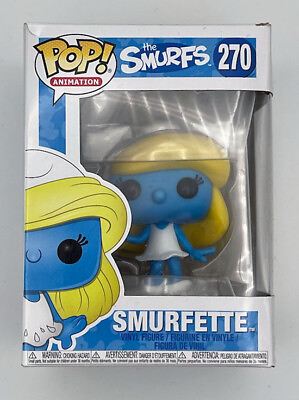 #ad Funko Pop Animation The Smurfs Smurfette * Damaged Box * Vaulted* $20.00