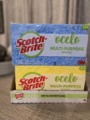#ad Scotch Brite Ocelo 7264 T Large Sponge 7.7 x 4.2 x 1.5quot; $7.99