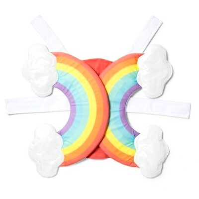 #ad PET Target Hyde and Eek Halloween Light Up Rainbow Dog Costume Sizes M L XL $13.01