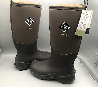 #ad Muck Boot Muck Wetland Bark Rubber Premium Field Boots Mens 6 Women#x27;s 7 READ $150.00