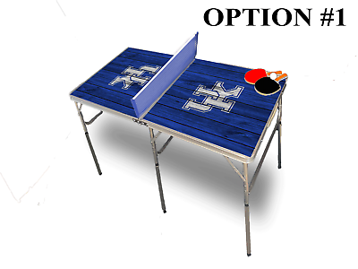#ad University Of Kentucky Portable Table Tennis Ping Pong Folding Table w Accessori $224.99