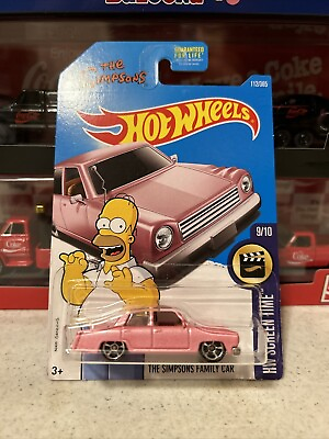 #ad Hot Wheels The Simpsons Family Car Pink Sedan 2015 Screen Time 9 10 New 112 365 $25.00