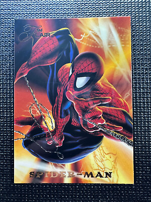 #ad 1994 Marvel Flair Annual Power Blast Spider Man #15 Pack Fresh Clean $11.99