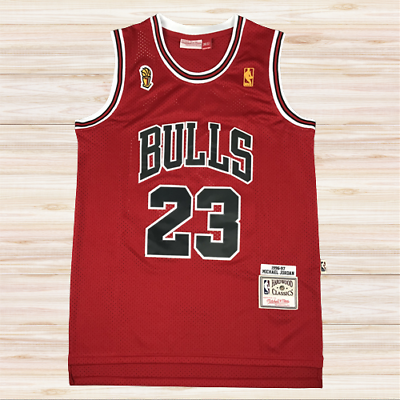 #ad Michael Jordan Vintge Champion Chicago Bulls Jersey #23 Red $39.90