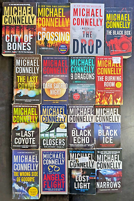 #ad Michael Connelly Harry Bosch Series 16 Book Lot Paperback Mystery Thriller Crime $37.99