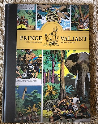 #ad Prince Valiant Vol 3 1941 1942 Hal Foster Oversized HC Hardcover Book $32.30