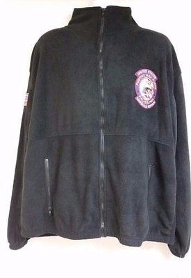 #ad USMS Marshals Service Philadelphia Fugitive TF Black Full Zipper Fleece Size 2XL $99.99