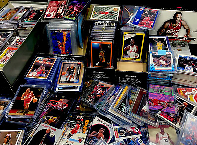 #ad BASKETBALL CARDS VINTAGE Sports Cards Storage Estate Find Lot amp; MICHAEL JORDAN $29.42