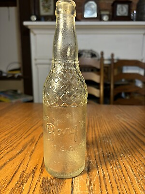 #ad Vintage Embossed Barq#x27;s Root Beer Empty Bottle1968 BiloxiMiss. 12 Ounce $35.00