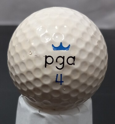 #ad 1 Vintage PGA Crown #4 Player GARY STEEL Logo Golf Ball S 168 $8.00