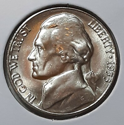 #ad 1953 Jefferson Nickel P BU Uncirculated $2.99
