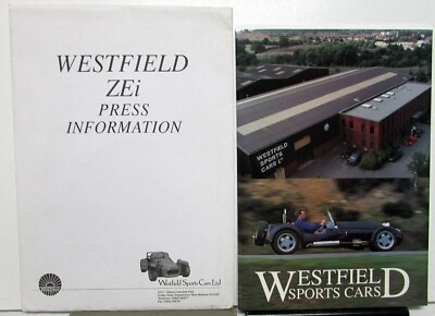 #ad 1992 Westfield ZEi Sports Cars Ltd New Model Release Press Kit Media Custom Car $21.37