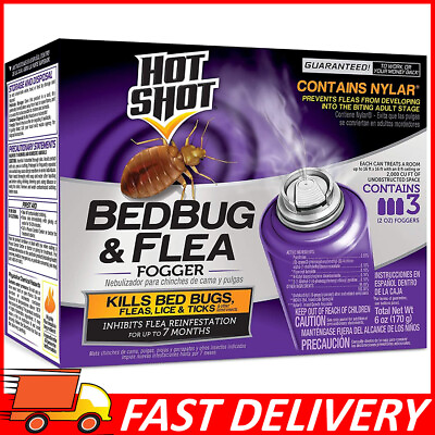 #ad Bed Bug Bomb Insect Fogger Kill Mosquito Flies Fleas Ticks Bed Bugs Killer 3 Pcs $14.11