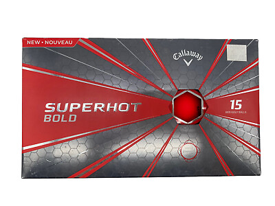 #ad Callaway Golf Superhot Bold Orange Golf Balls 15 Balls Brand New Open Box $45.00