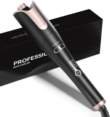 #ad Automatic Curling Iron with 1quot; Rotating Auto Hair Curler Wand Dual Voltage $15.00