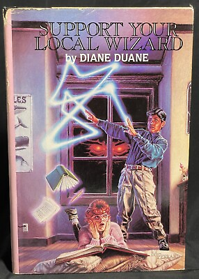 #ad Support Your Local Wizard by Diane Duane 1990 Hardcover $10.00