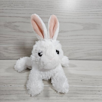 #ad Aurora White Soft Bunny Rabbit Stuffed Animal Plush Toy 6quot; 2020 $7.69