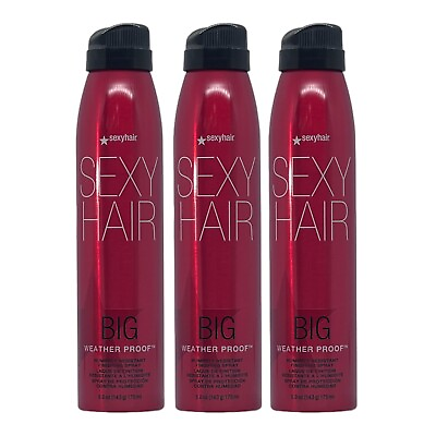 #ad Sexy Hair Big Sexy Hair Weather Proof 5 Oz Pack of 3 $33.89