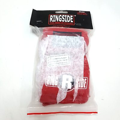 #ad Ringside Quick Wrap Gel Shock MMA Boxing Hand Wraps S M Red $19.89