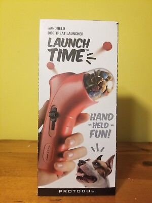 #ad Protocol Handheld Dog Treat Launcher Launch Time Fun New $9.00