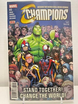#ad 29567: Marvel Comics CHAMPIONS #3 NM Grade $4.45
