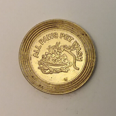 #ad All Paws Pet Wash Token 23mm $7.95