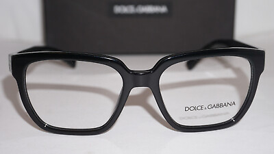 #ad Dolce amp; Gabbana New Eyeglasses Black DG3282 501 52 17 140 $137.59