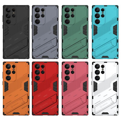 #ad Armor Case Shockproof Holder Cover For Samsung S23 S22 Ultra S21 A54 A52 A72 A32 AU $4.99