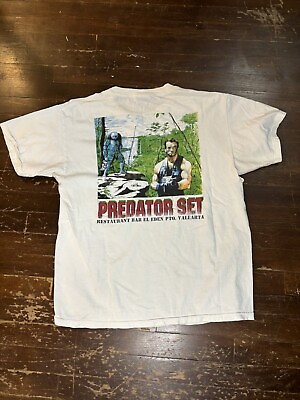 #ad Vintage Predator Movie Tee Shirt arnold schwarzenegger $70.00