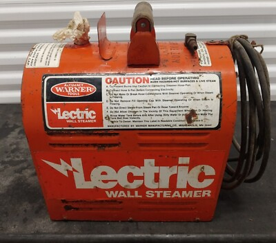 #ad Lectric Wall Steamer by Warner Tool No Hose. not TESTED $199.00