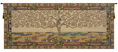 #ad Gustav Klimt Tree of Life I European Tapestry Wall Hanging $353.00