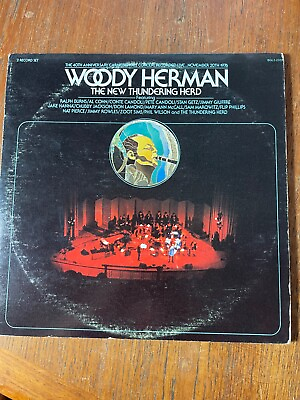 #ad Woody Herman The New Thundering Herd Double LP Live From Carnegie Hall 1977 $6.90