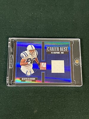 #ad Marvin Harrison GAME WORN PATCH 175 $25.00