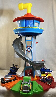 #ad Paw Patrol My Size Lookout Tower Playset with 6 Vehicles amp; 4 Figures. $159.99