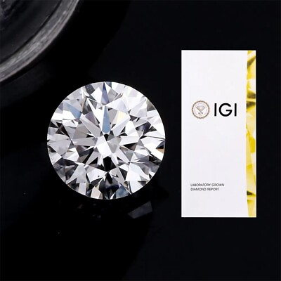 #ad Special offer IGI Certified D Color HPHT Lab Grown Diamond Round Loose diamond $442.00
