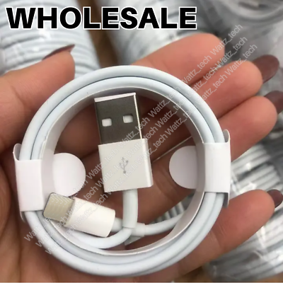 #ad Wholesale Lot Fast Charger USB Cable Cord For iPhone iPad XR 11 12 13 14 Pro Max $364.50
