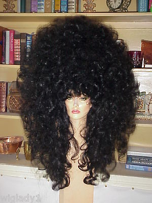 #ad SIN CITY WIGS 3 WIGS 1 LOOK BIG HUGE HAIR DRAG QUEEN SEXY CURLY PICK A COLOR $359.99
