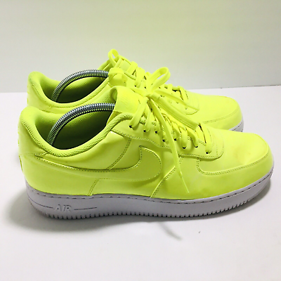 #ad Men#x27;s Nike Air Force 1 Tennis Ball Yellow Ultraviolet UV VOLT AJ9505 700 Size 13 $129.99