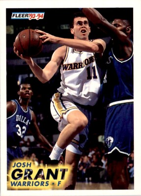 #ad 1994 95 Fleer Josh Grant Golden State Warriors #289 $1.49