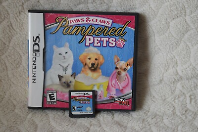 #ad Nintendo DS Play THQ Paws amp; Claws Pampered Pets Game 2009 $10.00