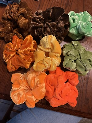 #ad Scrunchies Two Of Each Color 16 Total $3.00