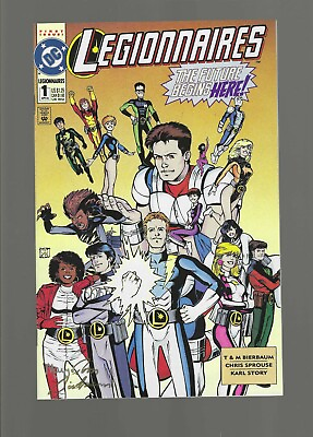 #ad Legionnaires #1 1992 DC Mint 9.6 w Card Signed with Certificate $22.00