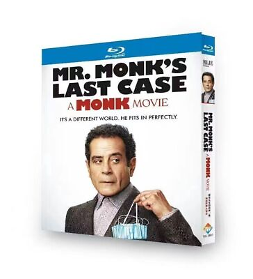 #ad Mr. Monk#x27;s Last Case: A Monk Movie 2023 Blu ray BD 1 Disc Series All Region HD $10.66